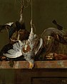 A Still Life with Dead Partridge, Pheasant, and Hunting Gear, 1670