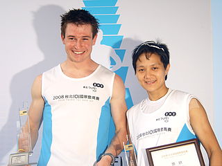 Thomas Dold & Jenny Li, Champions of 2008 Taipei 101 Run Up