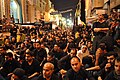 Muslims listen to a speech on the eve of Ashura in Manama.