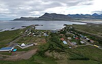 Breiðdalsvík seen from the air