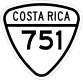 National Tertiary Route 751 shield}}