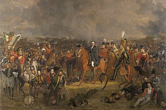 The Battle of Waterloo (1824) by Jan Willem Pieneman