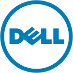 Dell's logo, used before the acquisition of EMC, used from 2010 to 2018