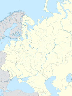 普里比亚特在苏联欧洲部分的位置