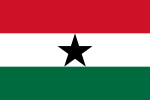 加納國旗 比例2:3 （1964年—1966年）