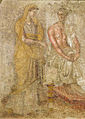 Image 31Hellenistic Greek terracotta funerary wall painting, 3rd century BC (from History of painting)