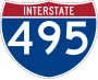 Interstate 495 marker