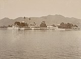 Full View of Island palace Jagmandir, 1910