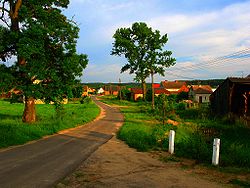 Laski, Gmina Czerwieńsk, view towards the south