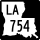 Louisiana Highway 754 marker