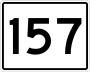 State Route 157 marker