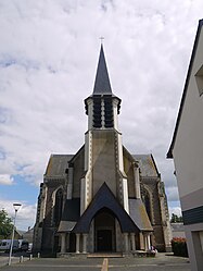 The church of Saint-Samson in Mozé-sur-Louet