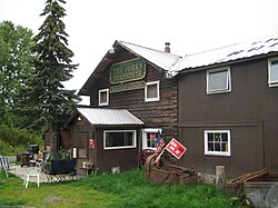 The Forks Roadhouse is the community's central meeting point.