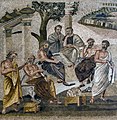 Image 74Plato's Academy mosaic from Pompeii (from Culture of ancient Rome)