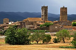 Cruïlles with the Gavarres hills