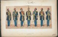 Another example of French-inspired court dresses, mainly based on uniforms which were being used in the Second French Empire