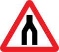 End of dual carriageway