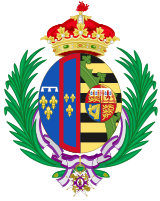 Spanish coat of arms (As Duchess of Galliera)