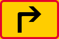 Sign applies to crossing road (formerly used )