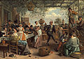 The Dancing Couple (1663) by Jan Steen