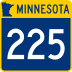 Trunk Highway 225 marker