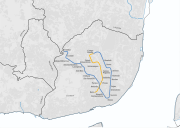 Lisbon Metro network in December 1997, when the Rotunda–Rato segment of the Yellow Line was completed.