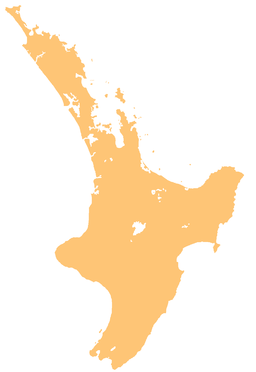 Location of Lake Rotopounamu