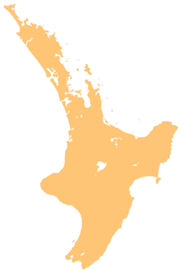 Whakatāne River is located in North Island