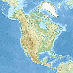 维什维尔在北美洲的位置