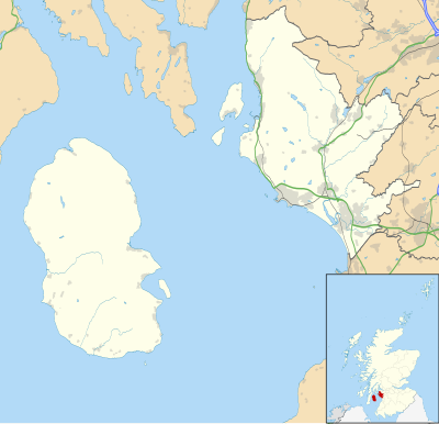 Location map Scotland North Ayrshire