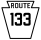Pennsylvania Route 133 marker