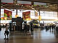 Interior of South Station, a major MBTA, Amtrak and Greyhound transportation hub