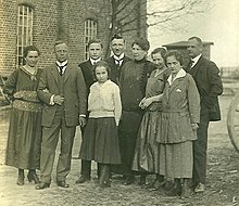 Stanisław Rolbieski's family. Stanisław is the second from the left