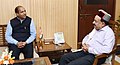 The Chief Minister of Himachal Pradesh, Shri Jai Ram Thakur meeting the Union Minister for Science & Technology, Earth Sciences and Environment, Forest & Climate Change, Dr. Harsh Vardhan, in New Delhi on July 17, 2018