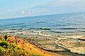 Varkala Beach, Kerala is the highest Cliff beach in India.