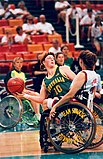Sharon Slann at the 1996 Summer Paralympics