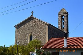 The church of Saint-Côme and Saint-Damien, in Ambiegna