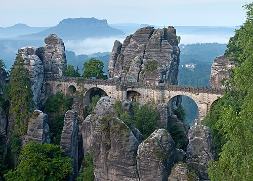 Bastei (Elbe Sandstone Mountains) in Saxony