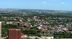 Bridgeland seen from Calgary Tower