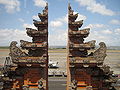 巴厘岛伍拉·赖国际机场的剖开式大门