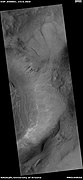 Gullies in crater, as seen by HiRISE under HiWish program