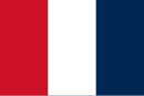 The flag of France used from 1790 until 1794