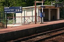 Platform of Villeneuve-Prairie