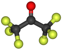 Hexafluoropropanone 3D structure