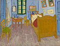《在亚尔的卧室》第三版（Vincent`s Bedroom in Arles），1889年，收藏于奥塞美术馆
