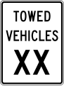 United States – Towed vehicles speed limit