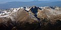 Aerial view of Mount Meeker and Longs Peak