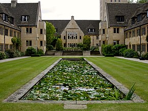 Nuffield College Courtyard, from the west