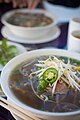 Phở with mung bean sprout topping