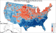 Presidential election results by county